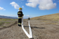 Photo shoot session for the Fire Rescue Instruction Manual (FRIM) – Khachik - October 2023. 