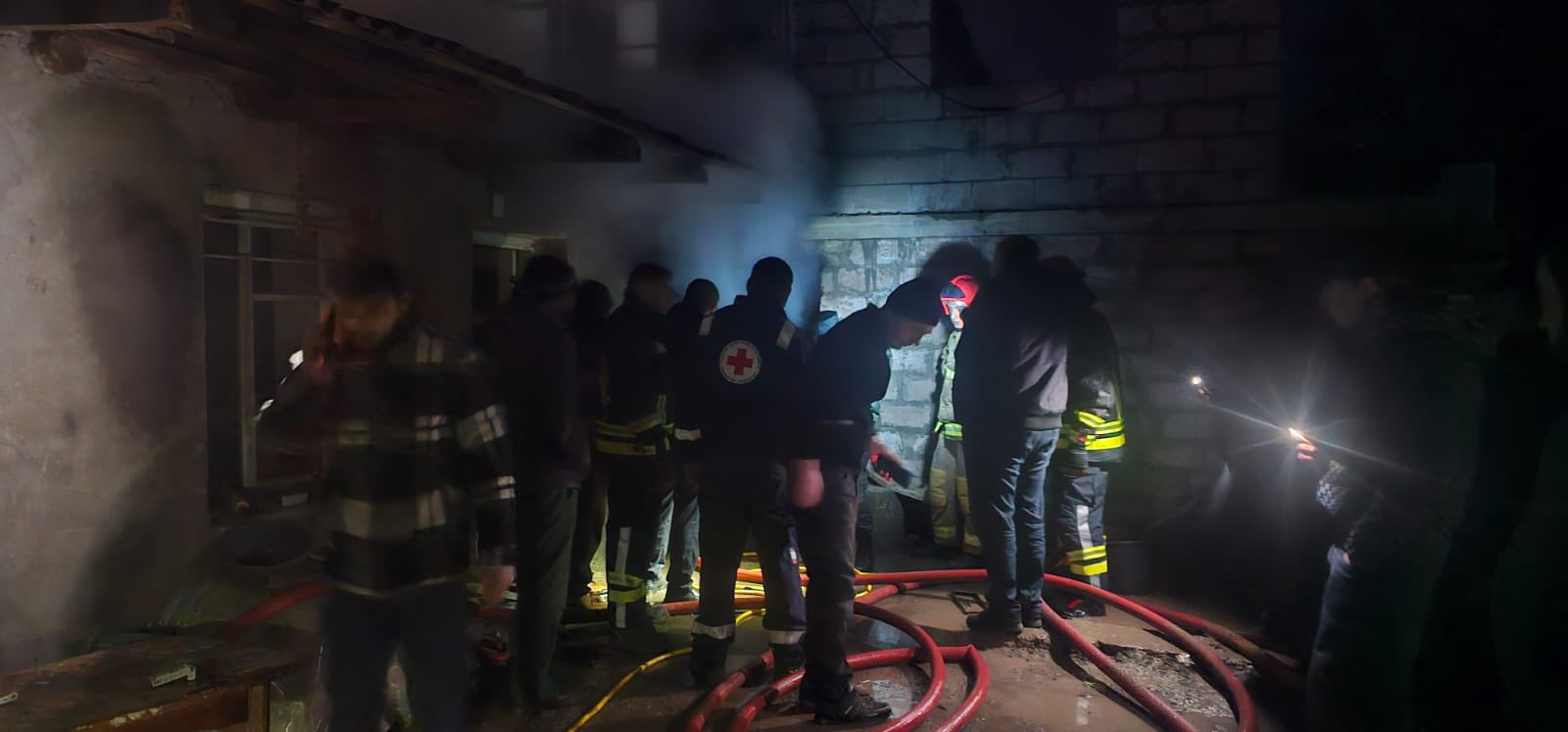 Noyemberan VFRG - night deployment for house fire - Bagratashen - January 2026