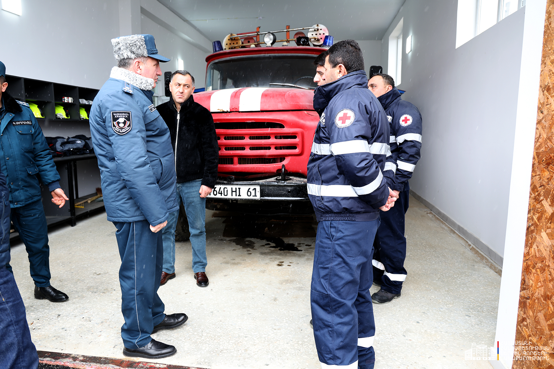 Tsakhkadzor VFRG - Visit of MIA Rescue Service Director - February 2026